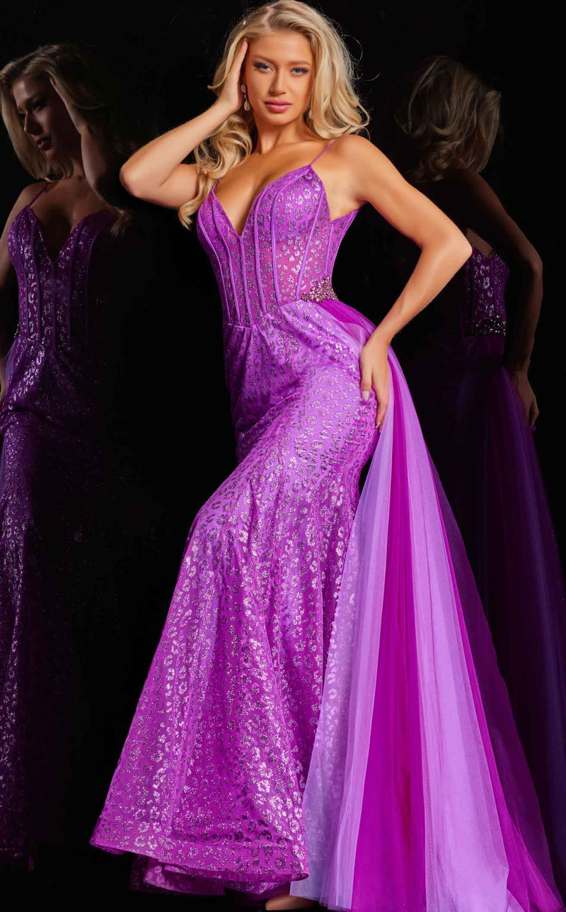 Jovani 36653 Purple