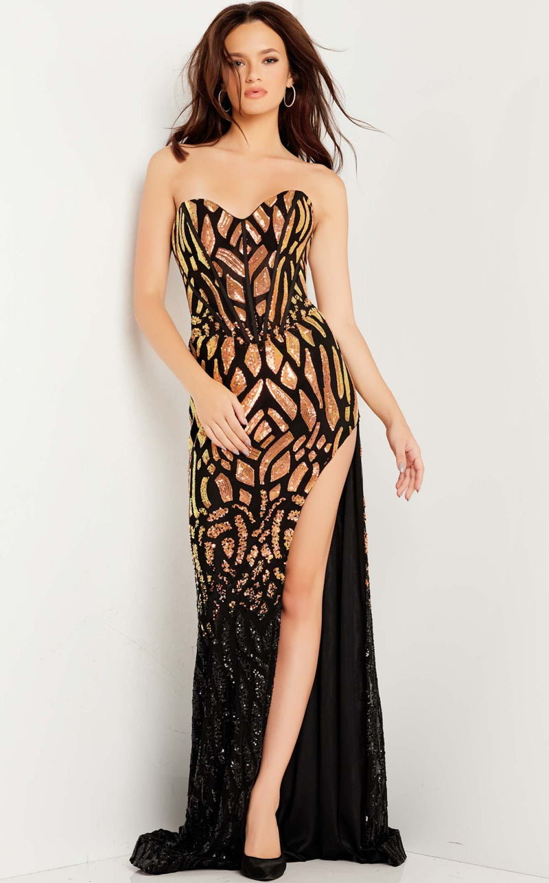 Jovani 37313 Black/Gold