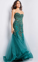 Jovani 37412 Emerald-Emerald