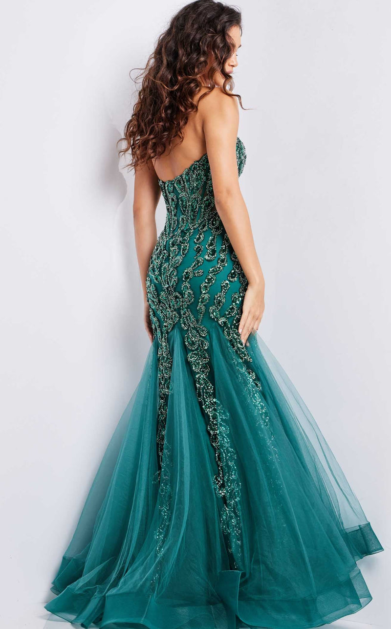 Jovani 37412 Emerald-Emerald