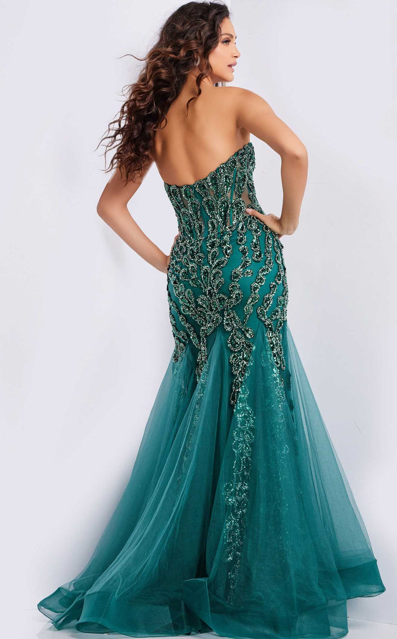 Jovani 37412 Emerald-Emerald