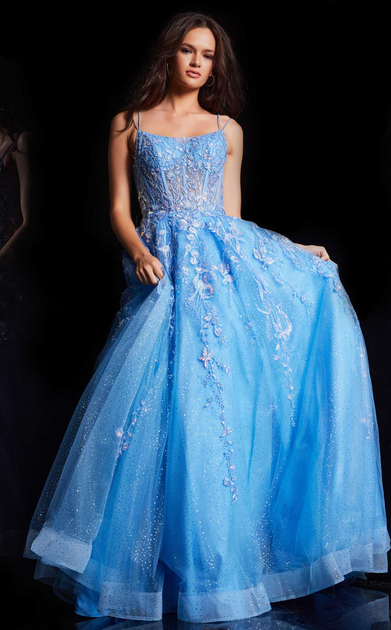 Jovani 37421 Blue