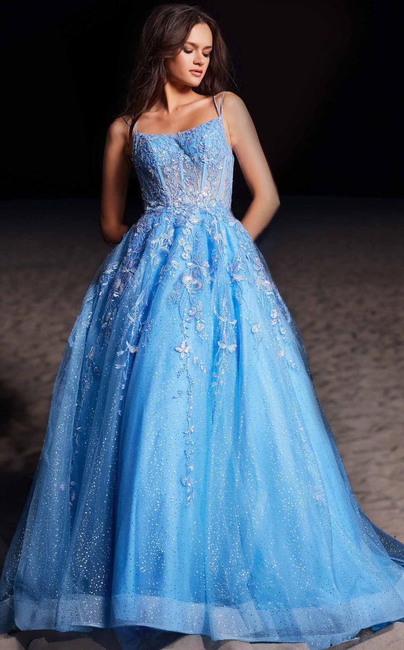 Jovani 37421 Blue