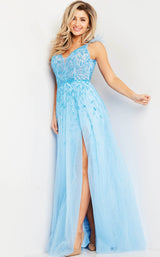 Jovani 38430 Light Blue