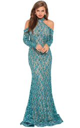 Jovani 58376 Teal