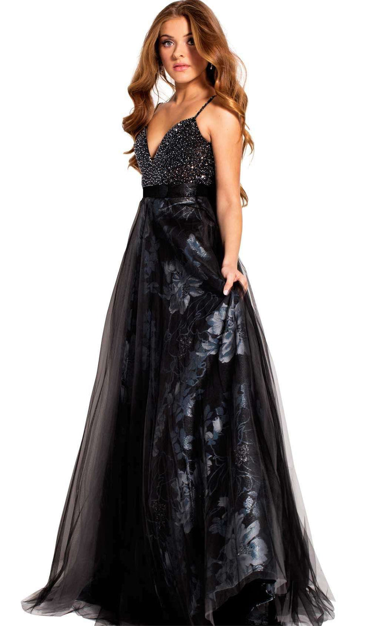 Jovani 58601 Black Multi