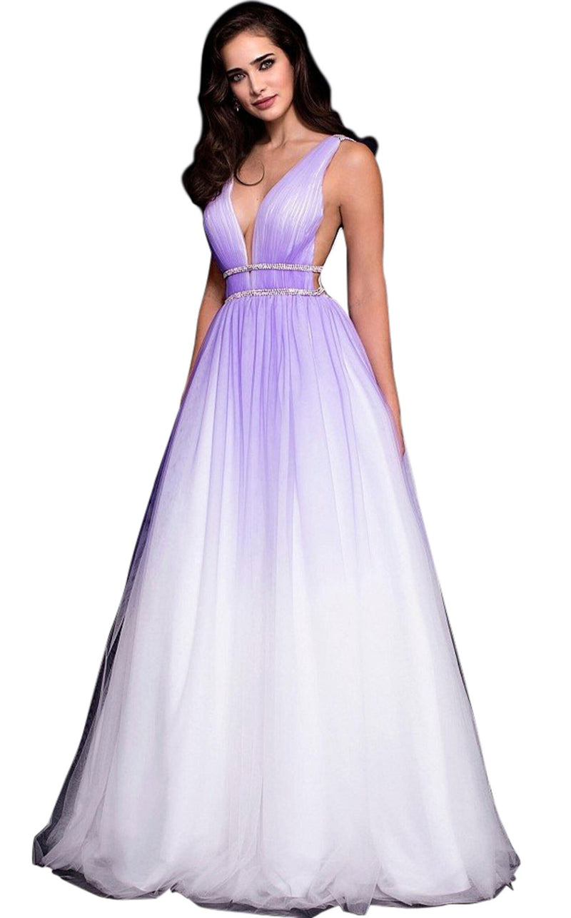 Jovani 60247 White/Purple