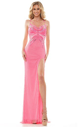 Colors Dress K153 Hot Pink