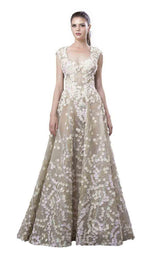 Mnm Couture K3627 Beige