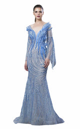 Mnm Couture K3657 Blue