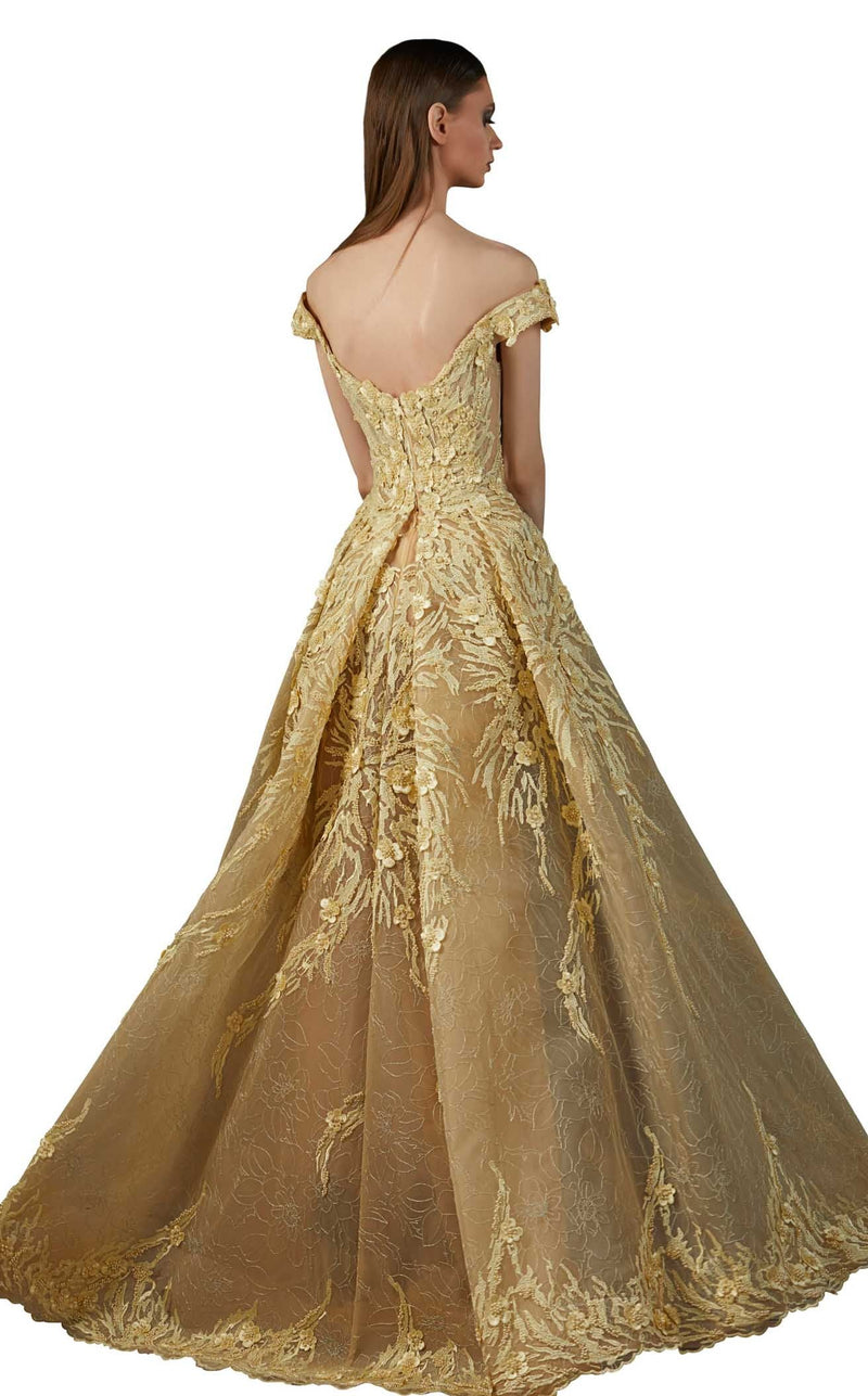 MNM Couture K3704 Yellow