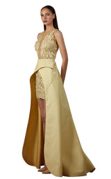 MNM Couture K3707 Yellow