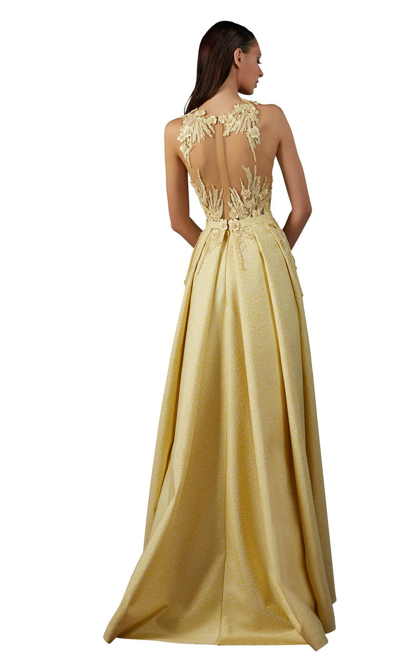 MNM Couture K3707 Yellow