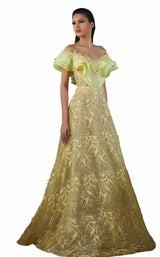 MNM Couture K3725 Yellow