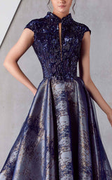 MNM Couture K3799 Navy Blue