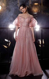 MNM Couture K3971 Pink