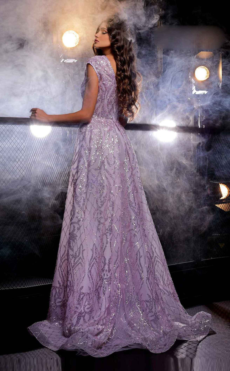 MNM Couture K3973 Purple