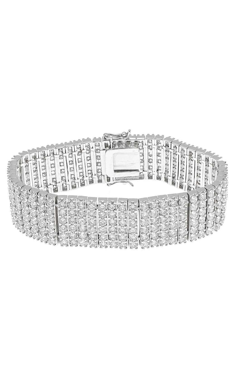 CZ by Kenneth Jay Lane KBR225CLSI Clear-Silver