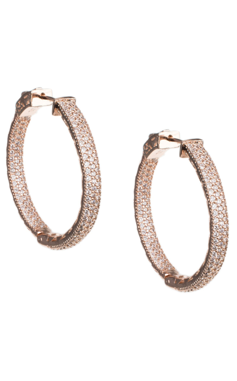 CZ by Kenneth Jay Lane KE2260RG Clear-Rose-Gold