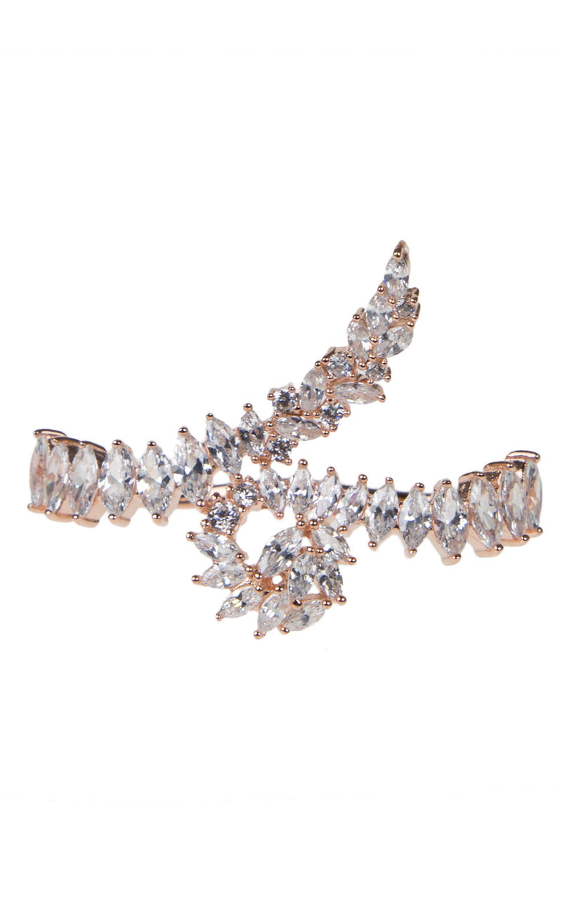 CZ by Kenneth Jay Lane KR532RG Clear-Rose-Gold