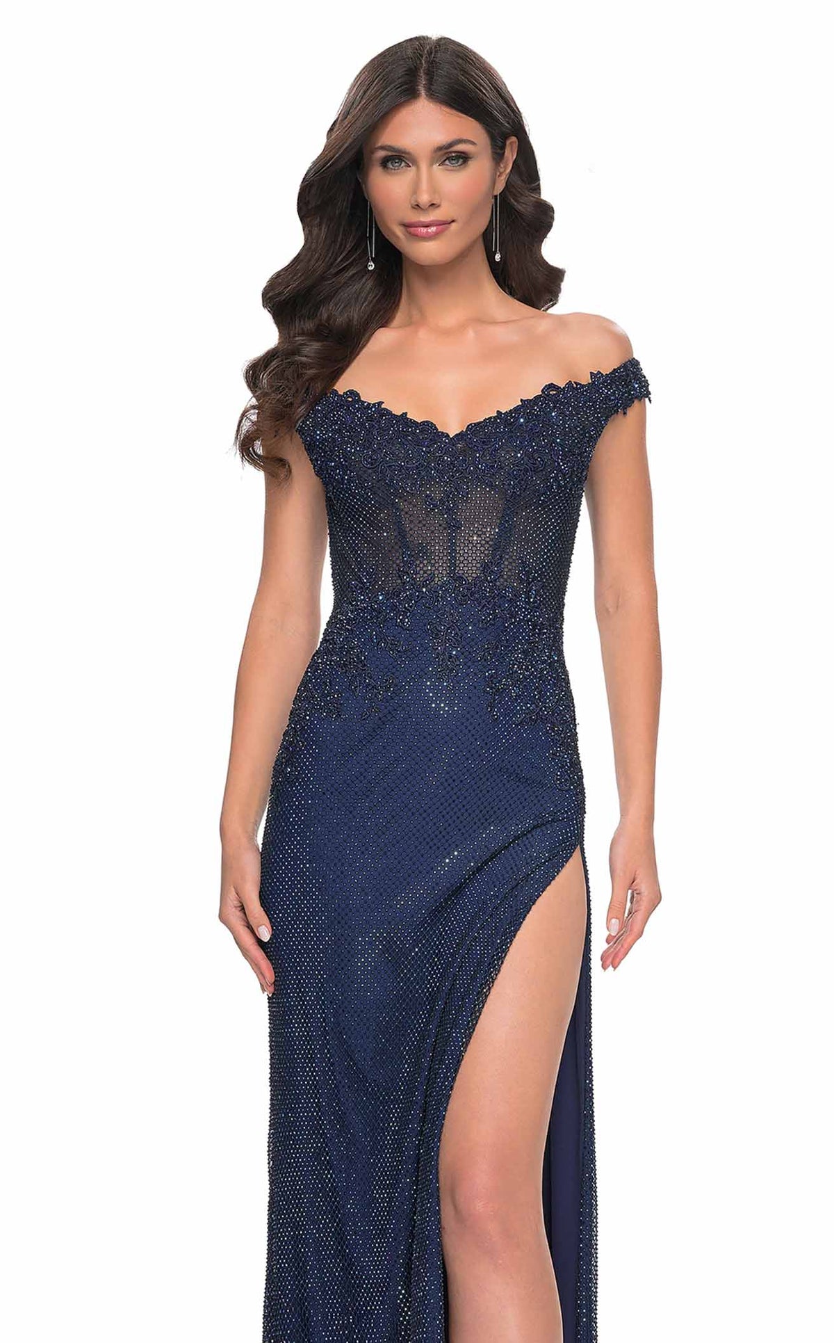 La Femme Navy Lace hotsell Cocktail Dress size 8 NWOT