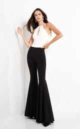 Jovani M02807 Off-White-Black