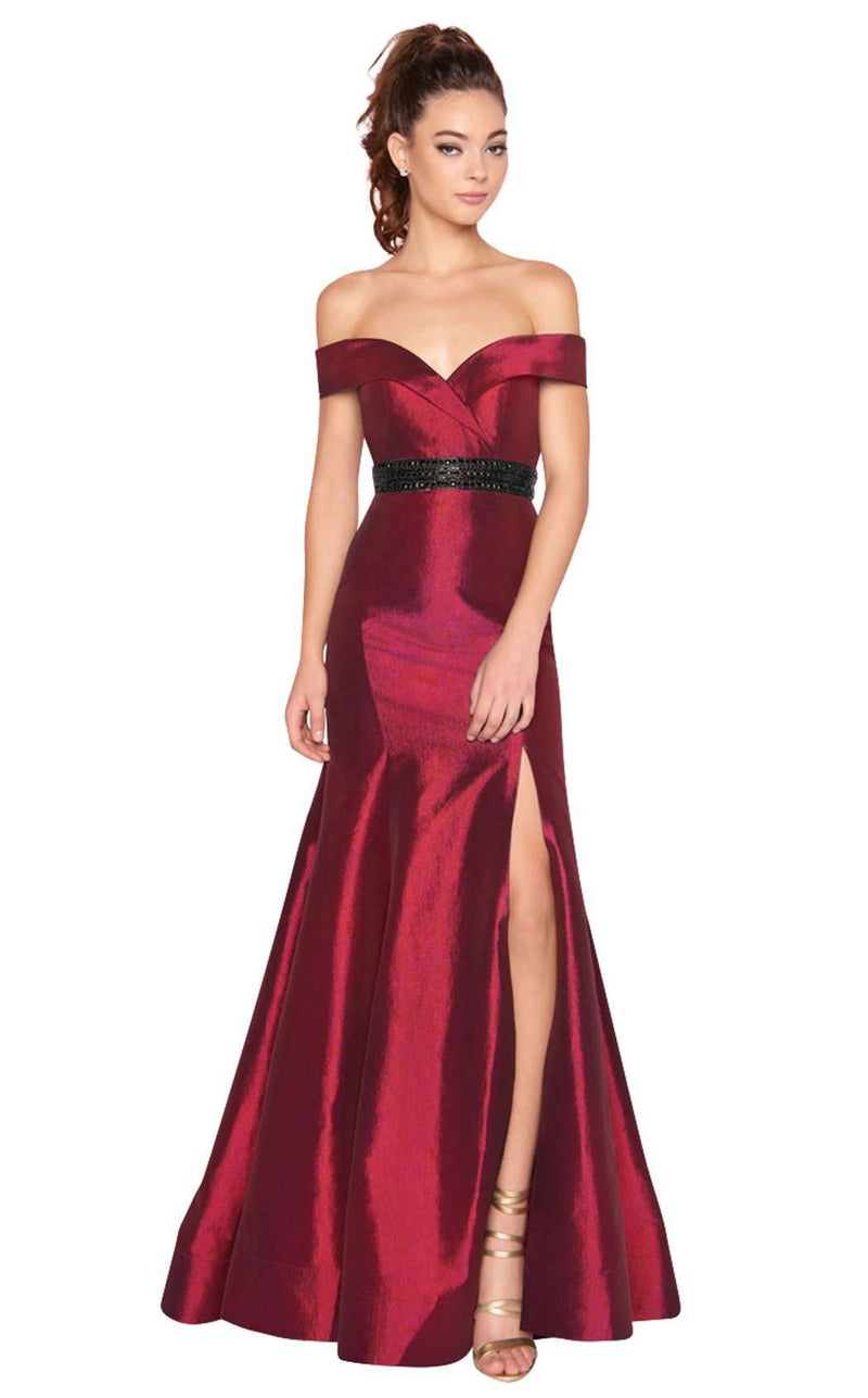 Mac Duggal 12036L Rouge