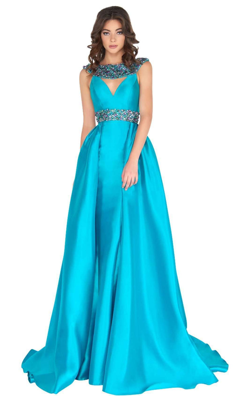 Mac Duggal 2025A Turquoise