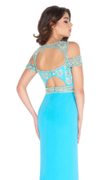 Mac Duggal 2034A Turquoise