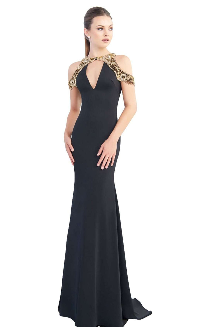 Mac Duggal 25564I Black/Gold