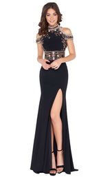 Mac Duggal 40687A Black Multi