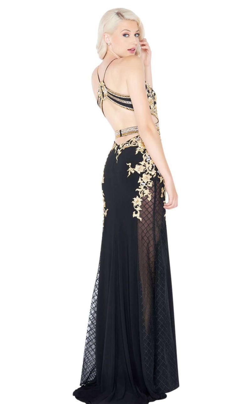 Mac Duggal 40843M Black/Gold