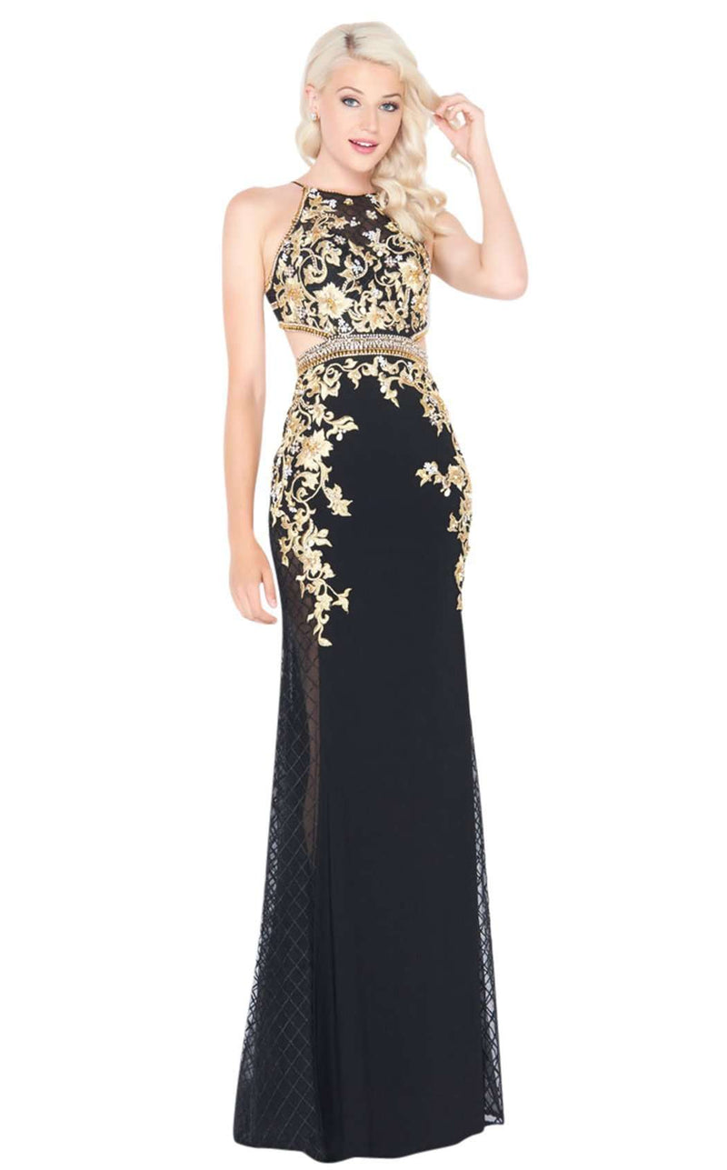 Mac Duggal 40843M Black/Gold