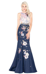 Mac Duggal 40845M Denim