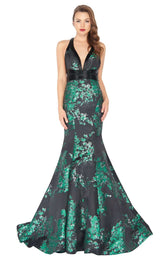 Mac Duggal 48727R Metallica-Green