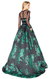 Mac Duggal 48730R Metallica-Green