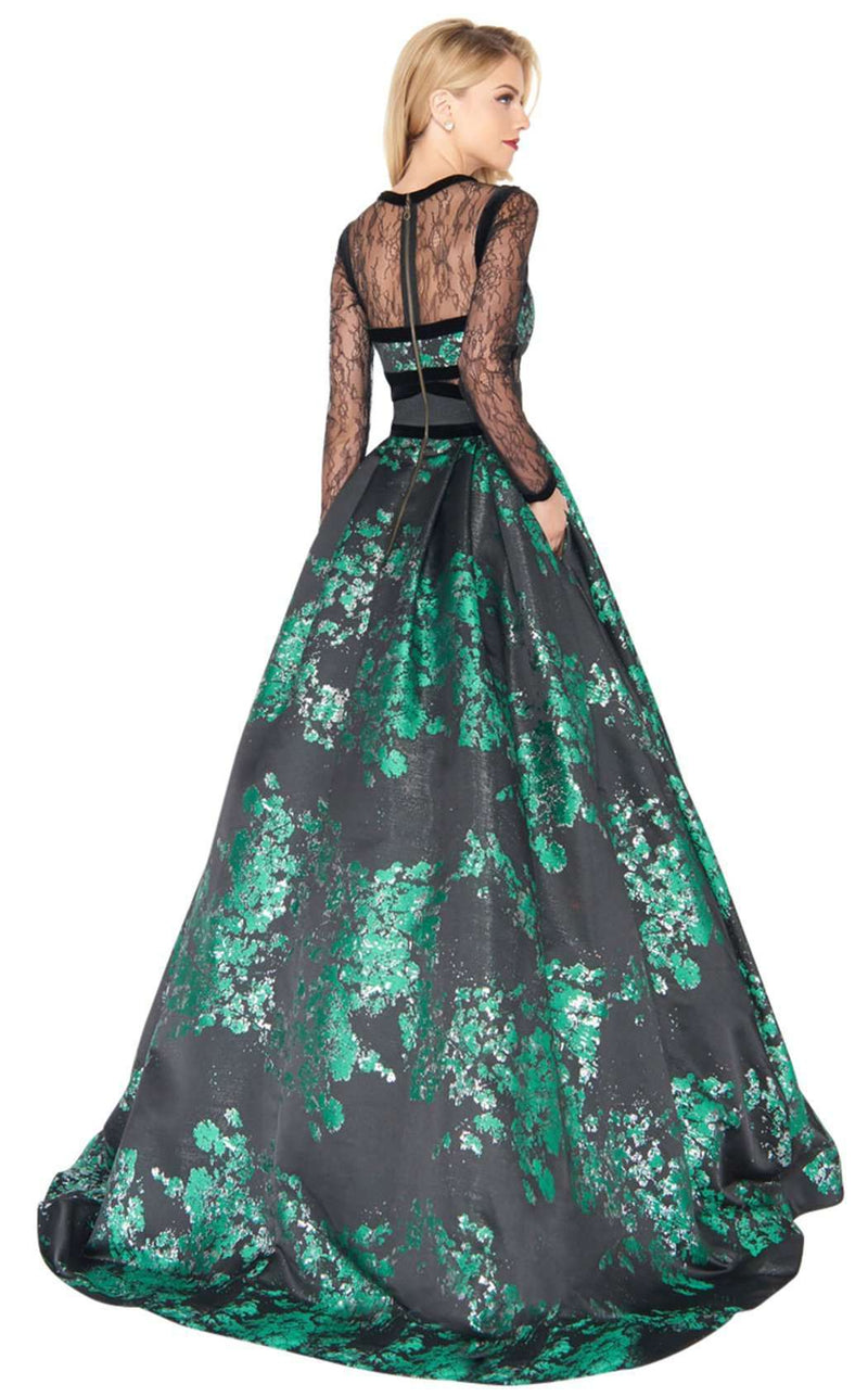 Mac Duggal 48730R Metallica-Green