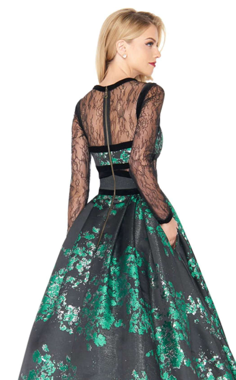 Mac Duggal 48730R Metallica-Green