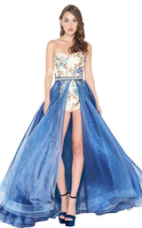 Mac Duggal 50476B Blue Multi