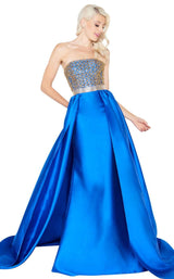 Mac Duggal 62969M Royal/Gold