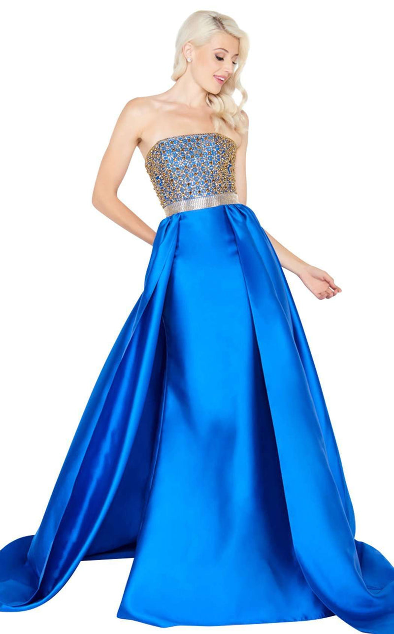 Mac Duggal 62969M Royal/Gold