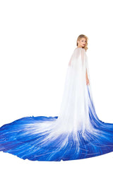 Mac Duggal 66165R Ivory/Royal