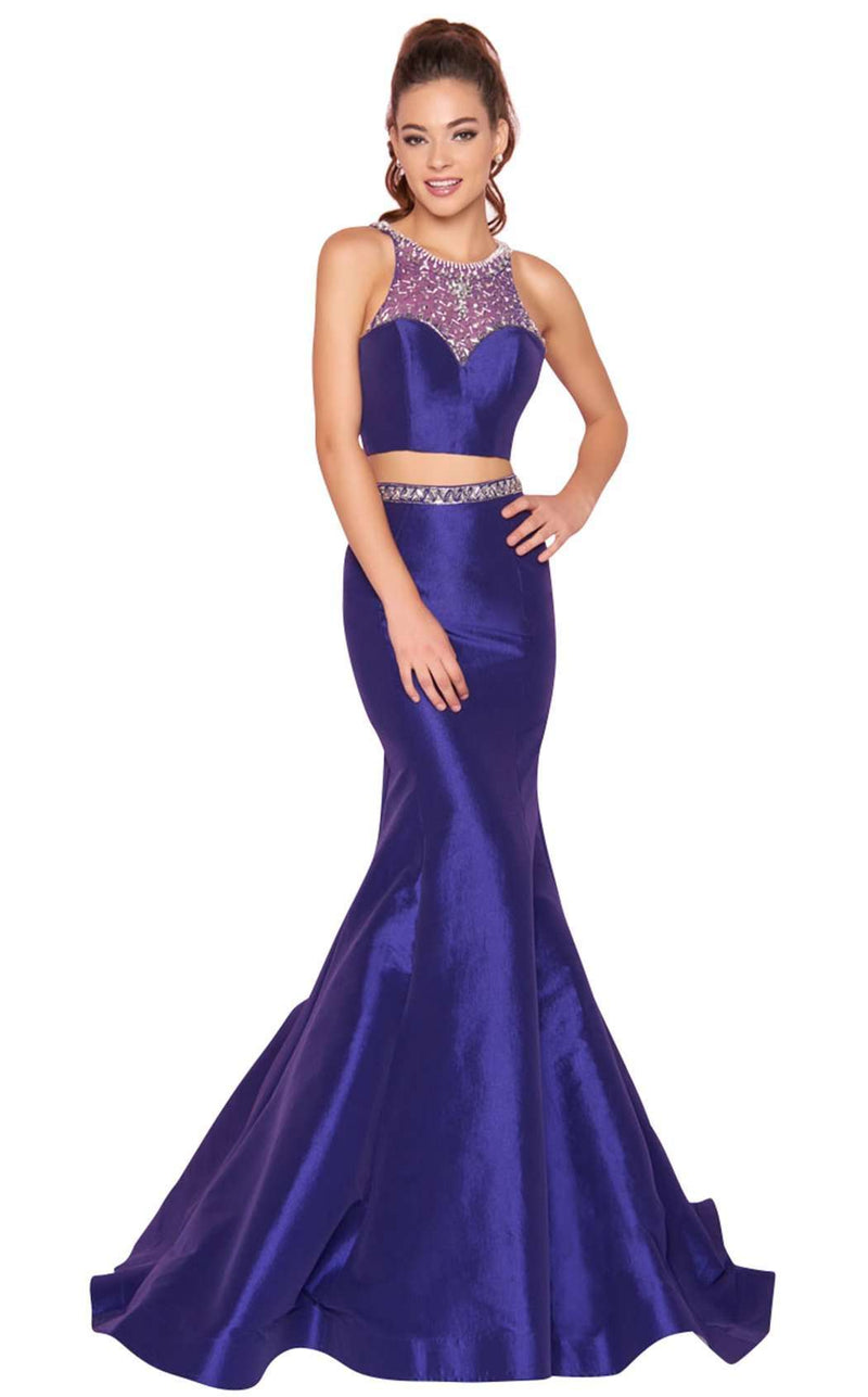 Mac Duggal 66496L Royal/Purple