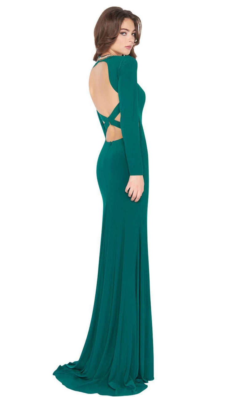 Mac Duggal 66509A Deep Green