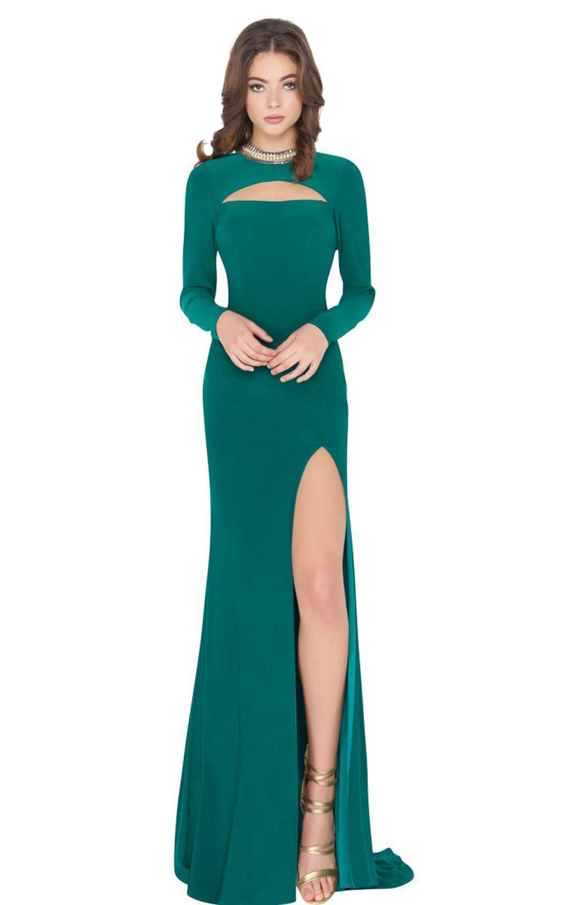 Mac Duggal 66509A Deep Green