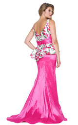 Mac Duggal Fabulouss 77172F Pink-Floral