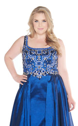 Mac Duggal Fabulouss 77361F Sapphire