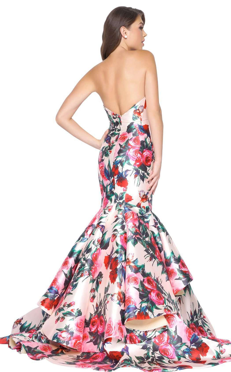 Mac Duggal 79095M Floral-Romance