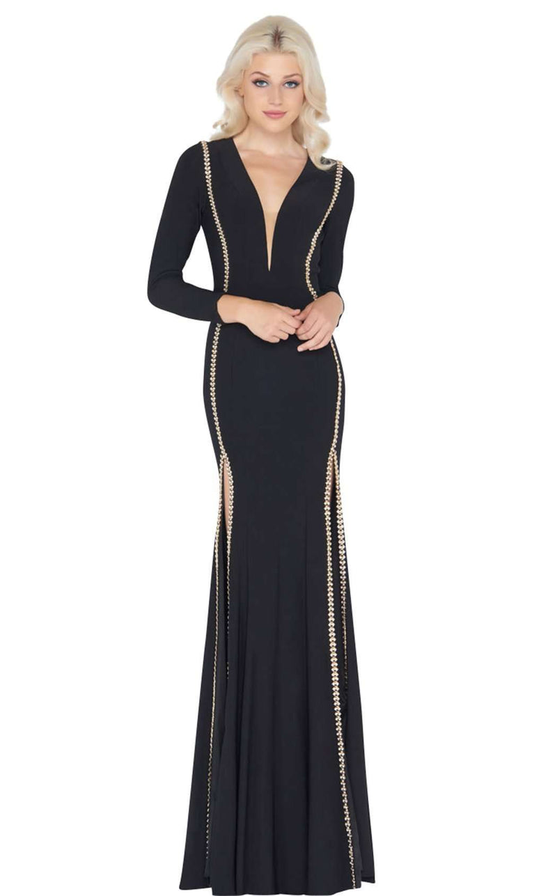 Mac Duggal 79186A Black/Gold