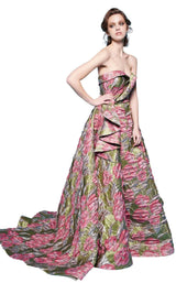 MNM Couture N0231 Green-Pink